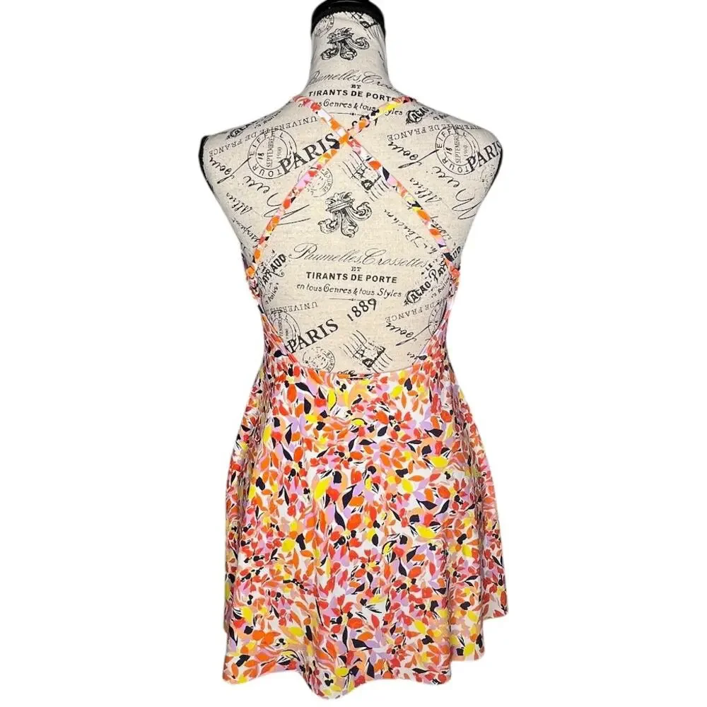 Anne Cole (10) V Neck Surplice Maillot One Piece Skirt Bottom Swim Dress